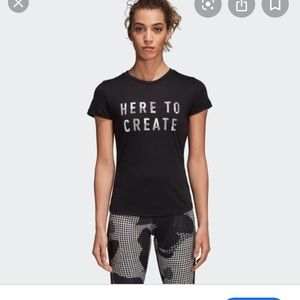 ISO adidas Here to Create tee